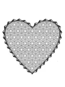 Valentijn hart kleurplaat 17